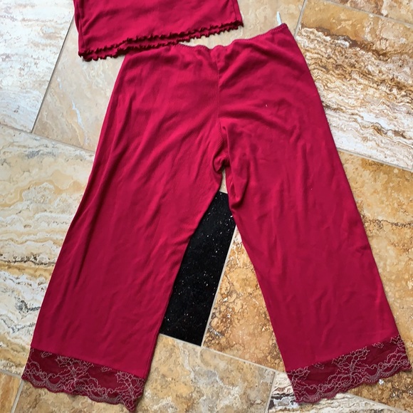 DKNY sexy raspberry/tan soft cotton blend nightie - Picture 6 of 10